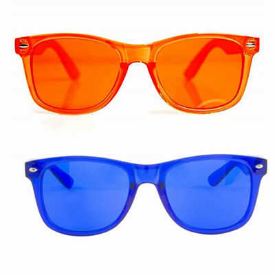 Os óculos de sol de impulso da cor do humor Anti-UV400 colorem vidros do olho da terapia